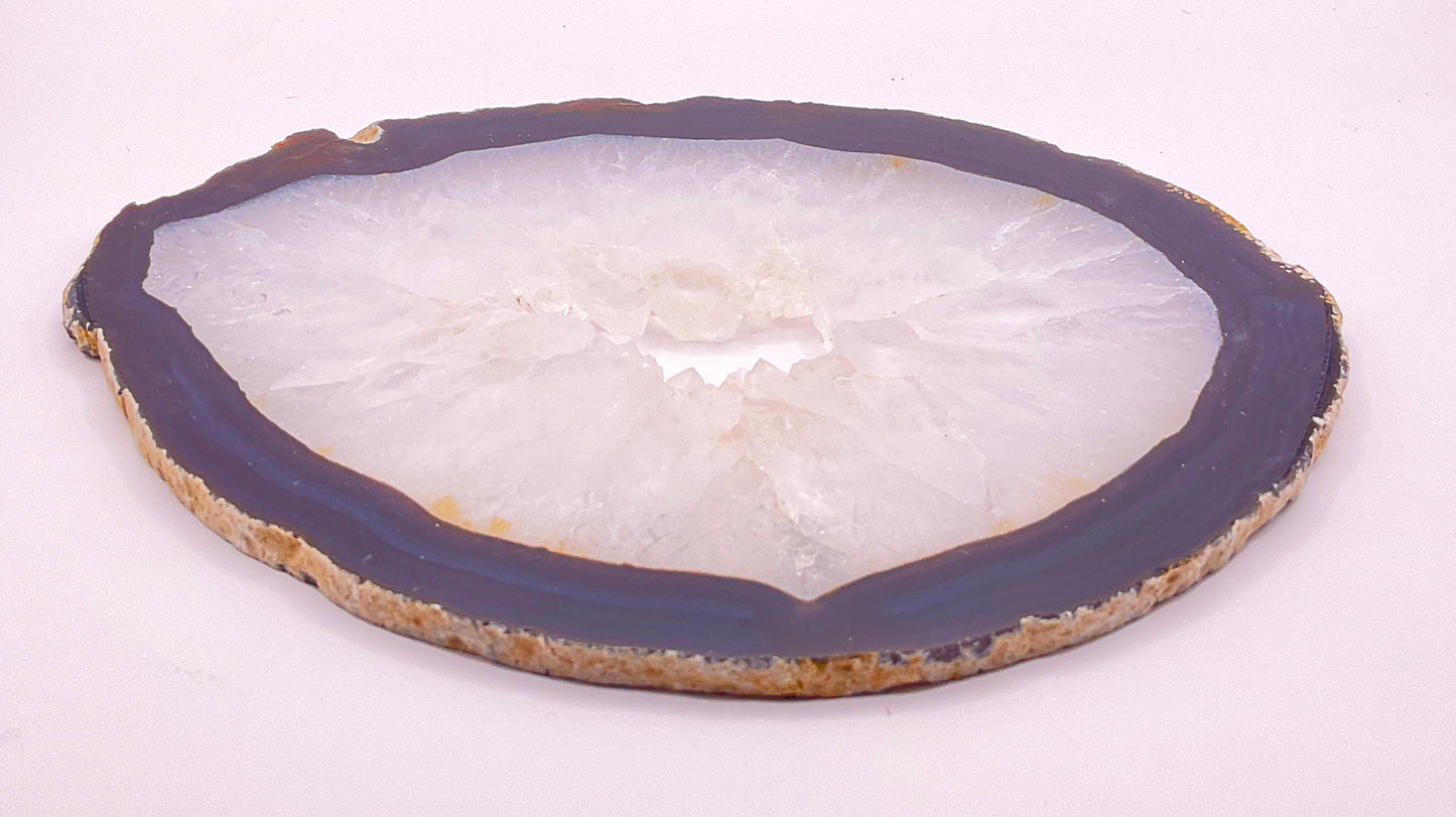 A Pair of Agate Slice Coasters